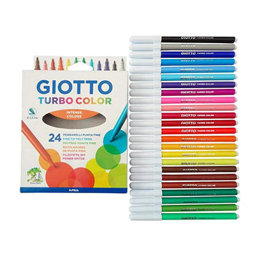 FILA Giotto Turbo Color Markers 12 pcs set - The Stationers